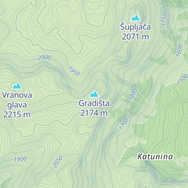Map of Gradišta
