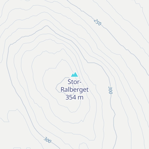 Map of Stor-Ralberget