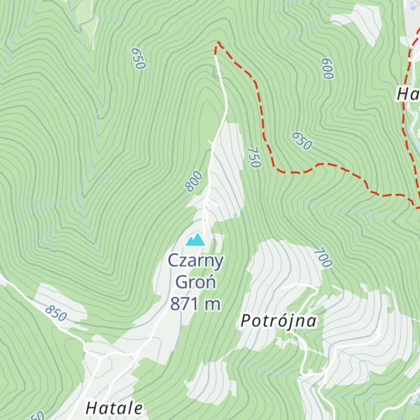 Map of Chata Gołębiówka
