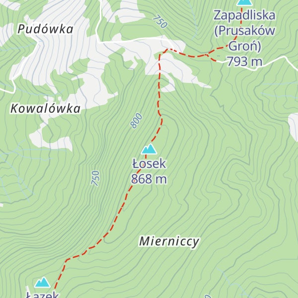 Map of Łosek