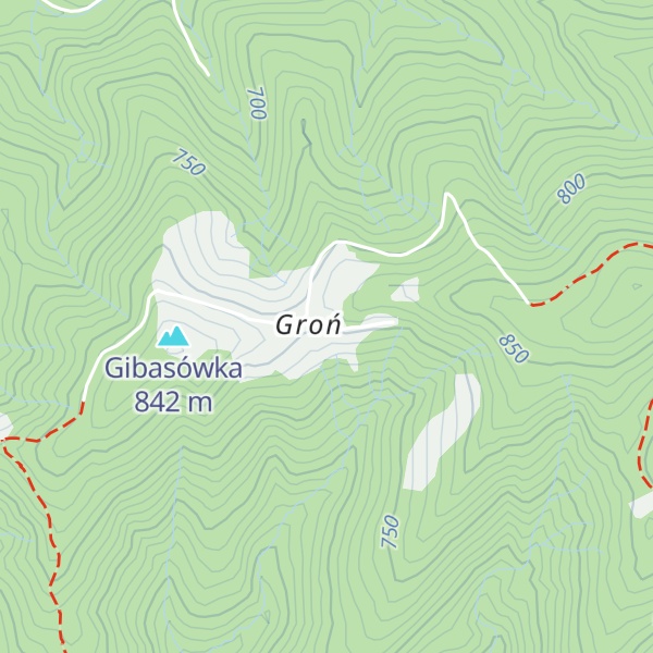 Map of Chata Gibasówka (Lutecja)