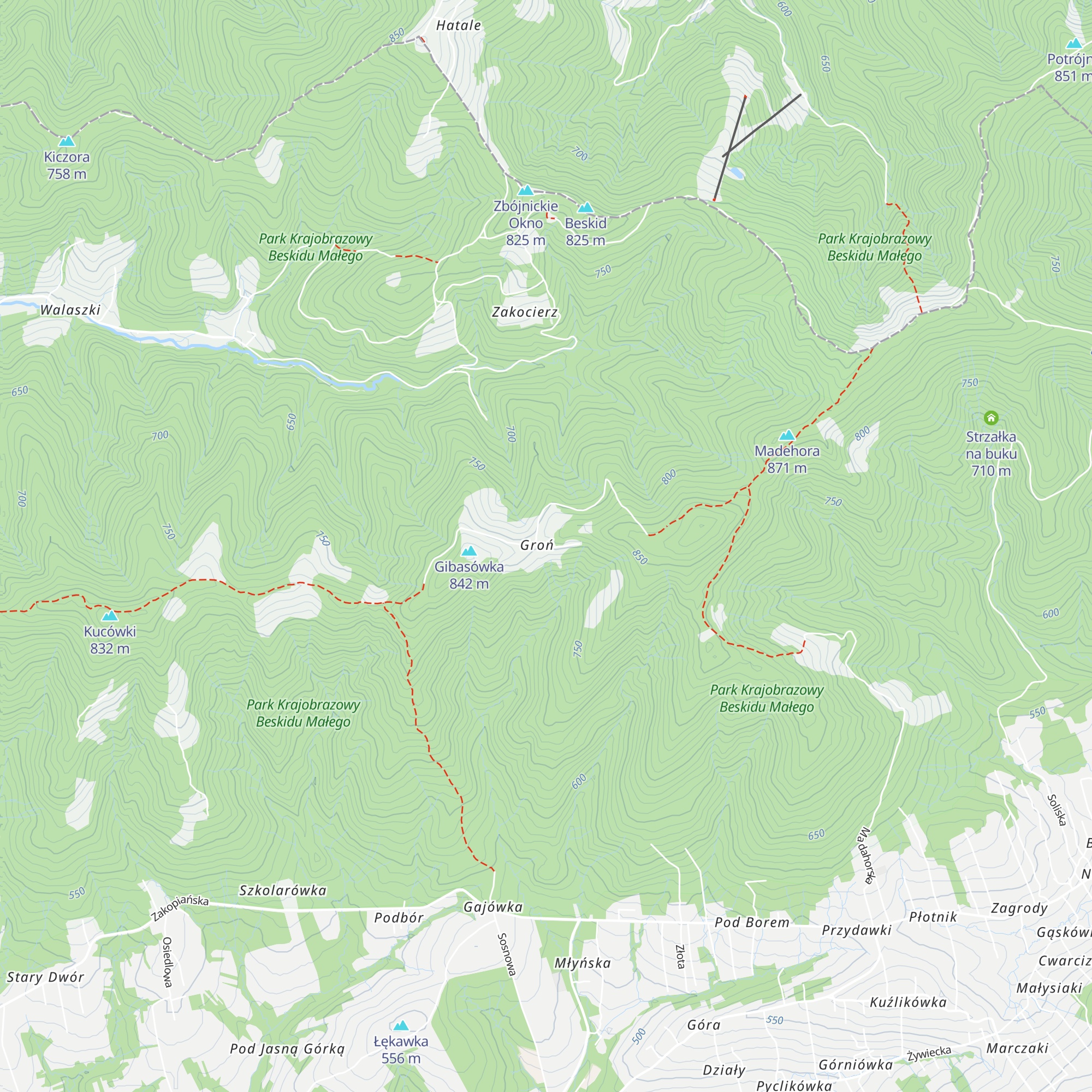Chata Gibasówka (Lutecja) map