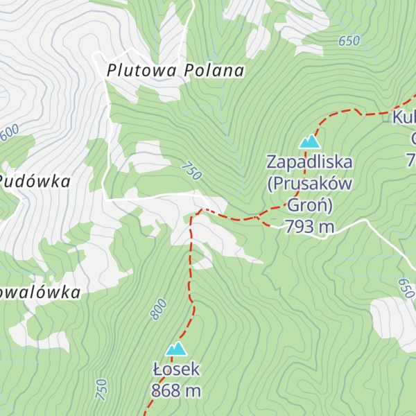 Map of Studenckie Schronisko Turystyczne "Chatka Lasek"