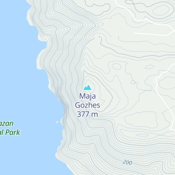 Map of Maja Gozhes