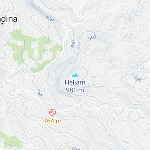 Map of Heljam