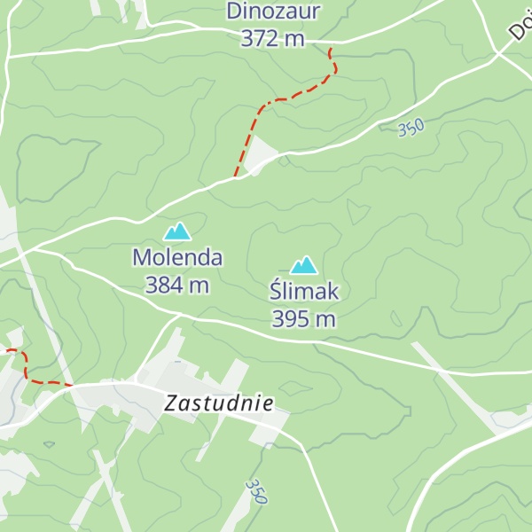 Map of Zastudnie