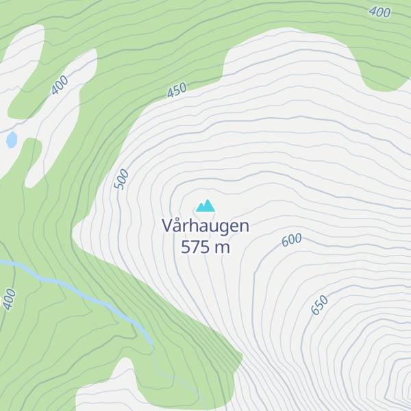 Map of Vårhaugen