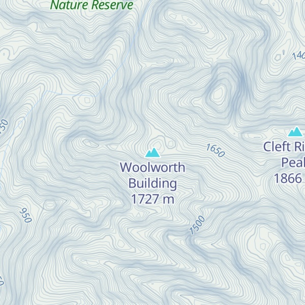 Map of Woolworth Building