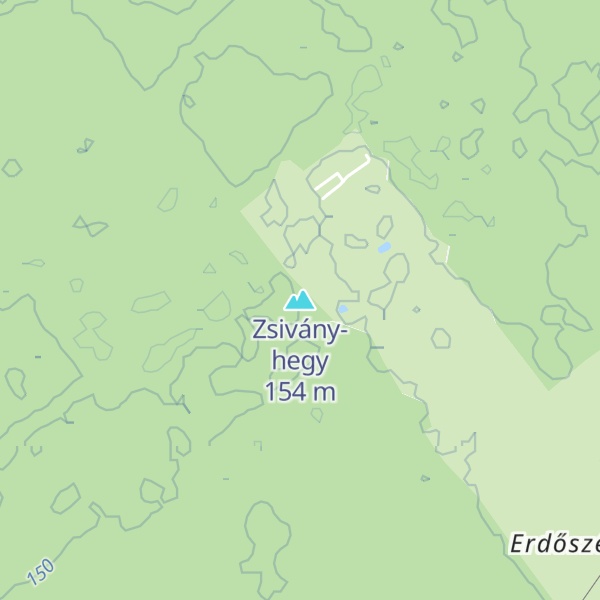 Map of Zsivány-hegy