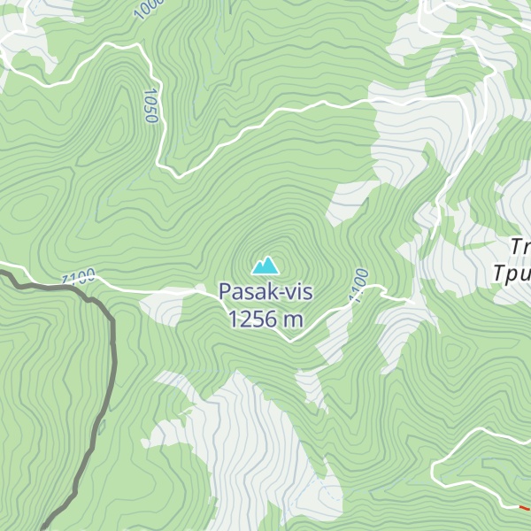Map of Pasak-vis