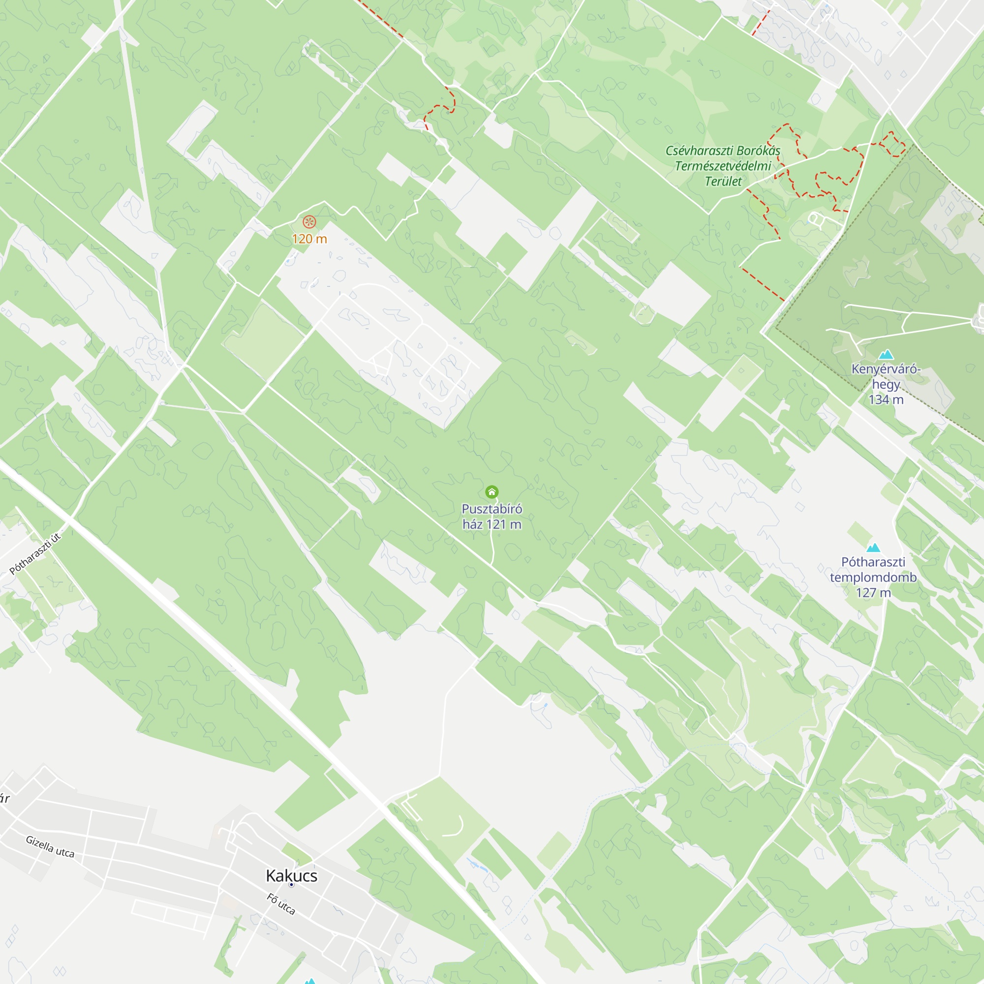 Pusztabíró ház map