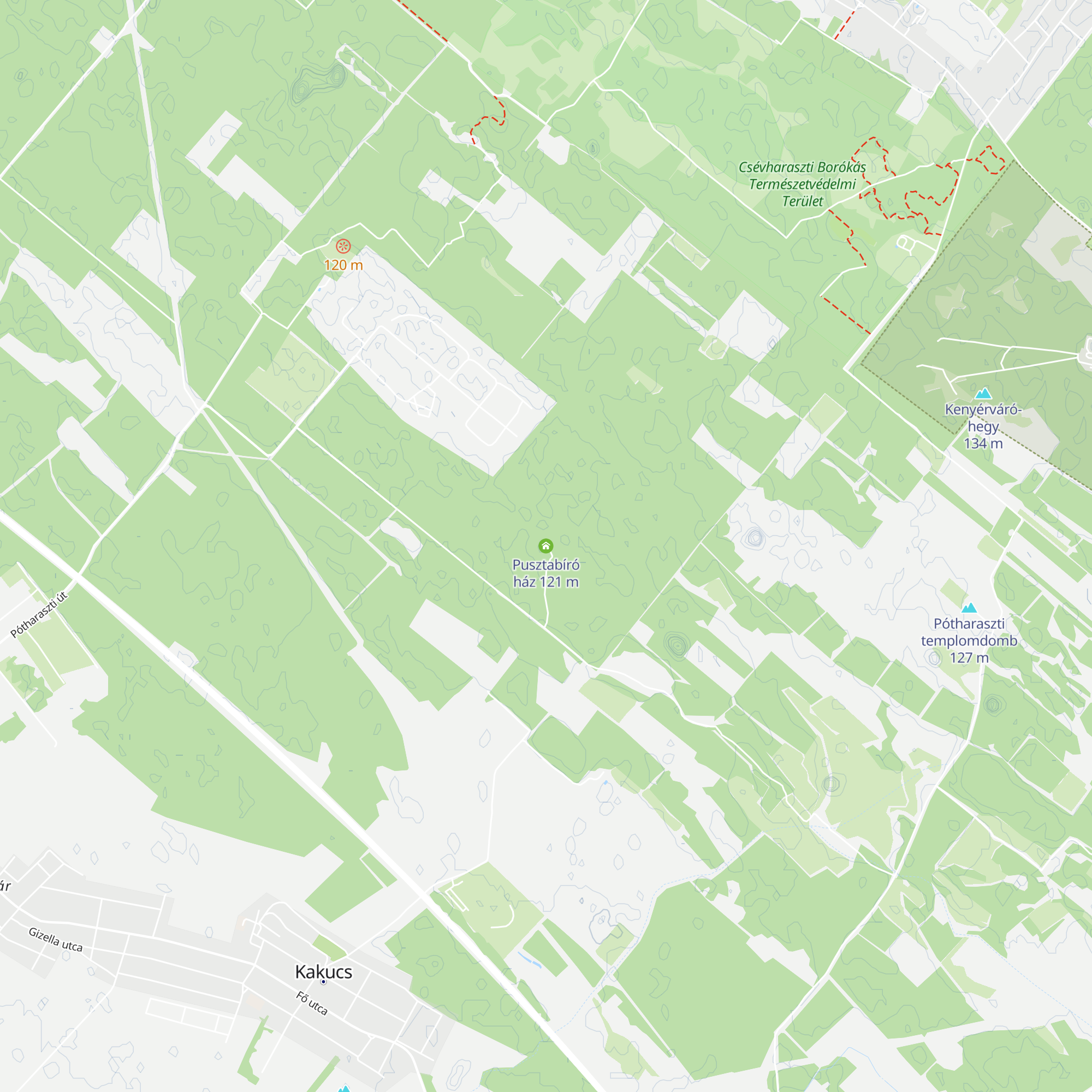 Pusztabíró ház map