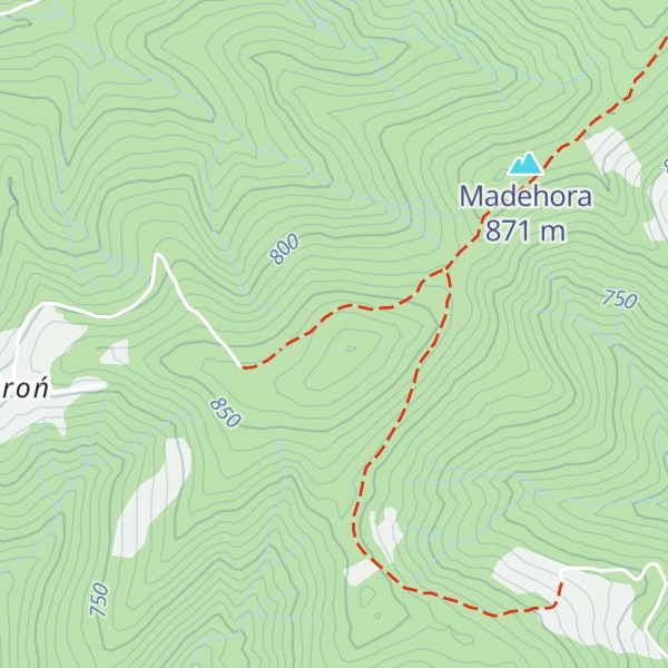 Map of Wielki Gibasów Groń