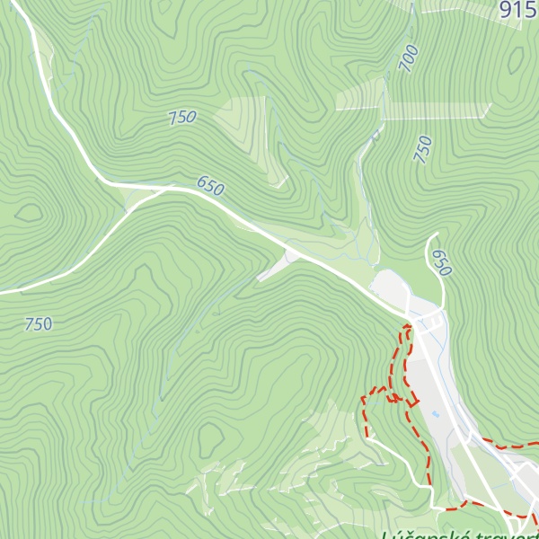 Map of Altánok u Rudka