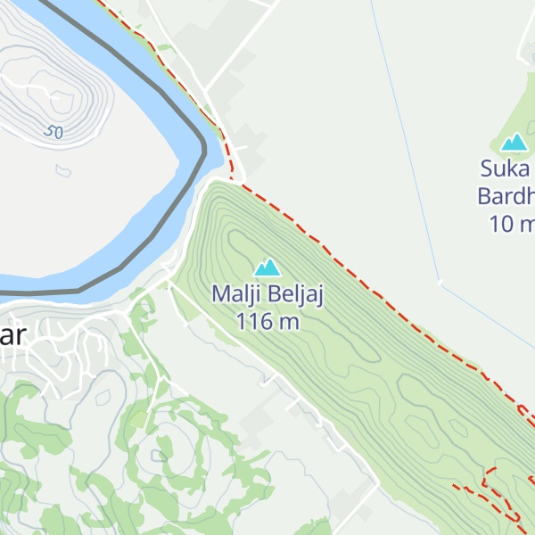 Map of Malji Beljaj