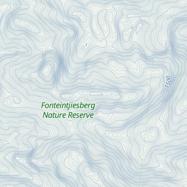 Map of Cleft Ridge Peak
