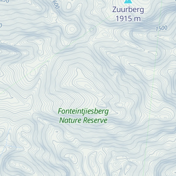Map of Sentinel Peak