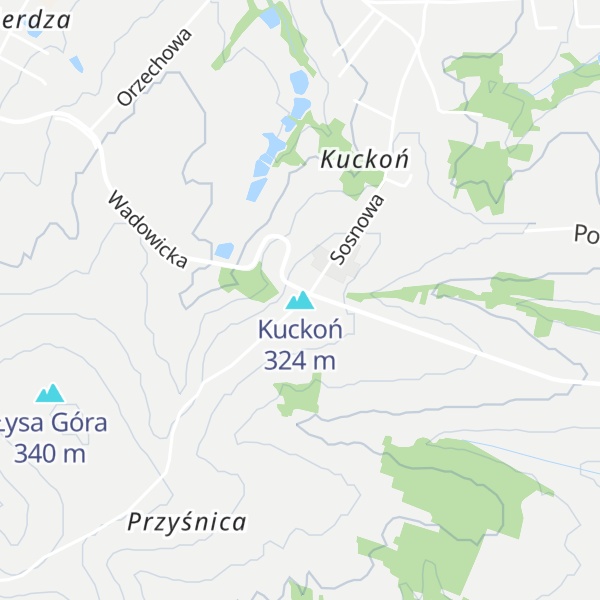 Map of Kuckoń