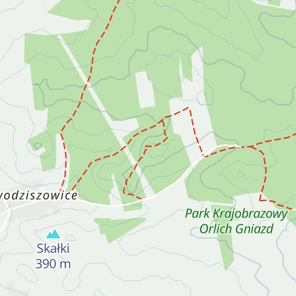 Map of Duże Rajce