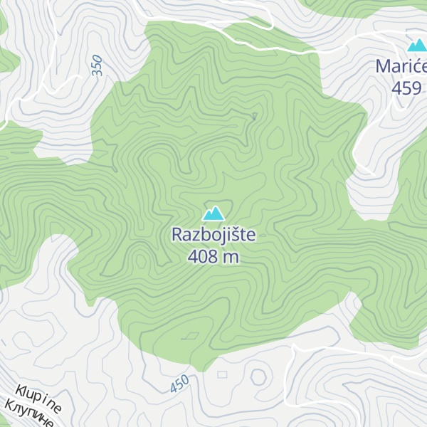Map of Razbojište