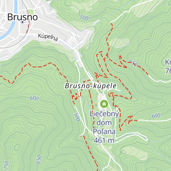 Map of Pitný Pavilón
