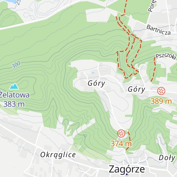 Map of Góra
