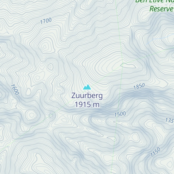 Map of Zuurberg