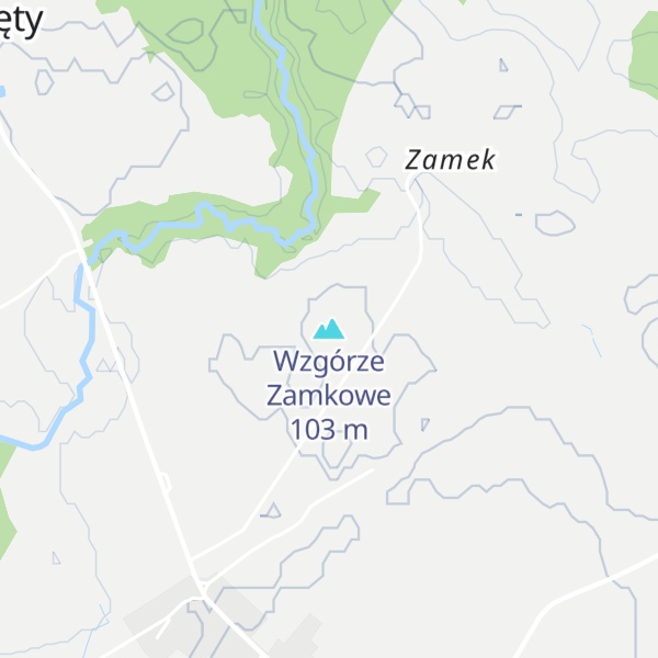 Map of Wzgórze Zamkowe