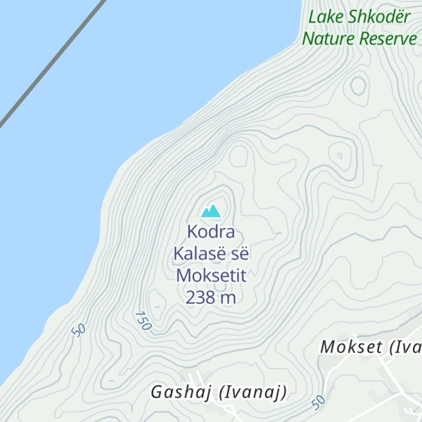 Map of Kodra Kalasë së Moksetit