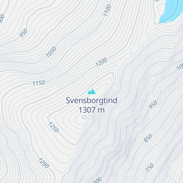 Map of Svensborgtind
