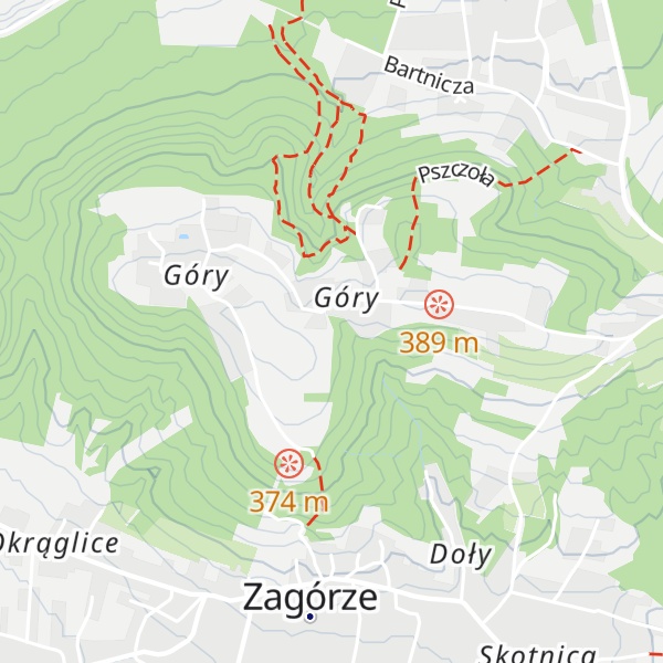 Map of Stara Żelatowa