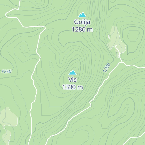 Map of Vis