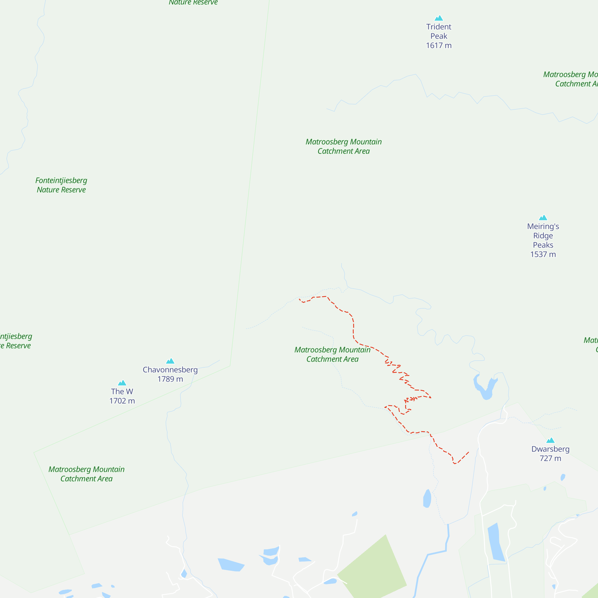 Thomas Hut - MCSA map