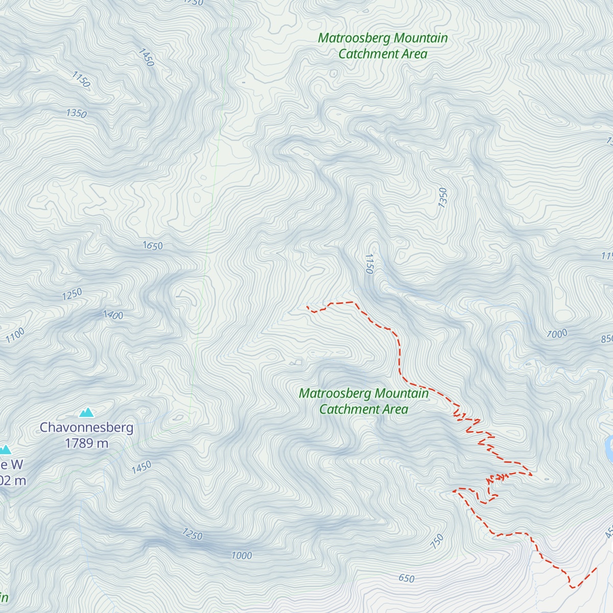 Thomas Hut - MCSA map