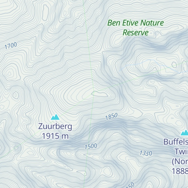 Map of Buffelshoekpiek