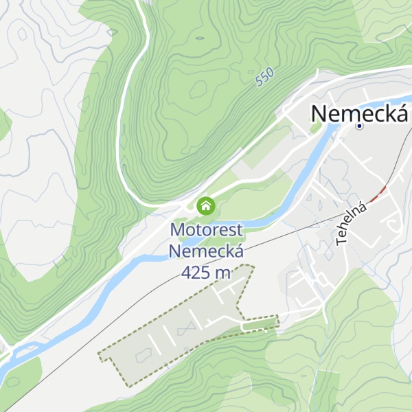 Map of Motorest Nemecká