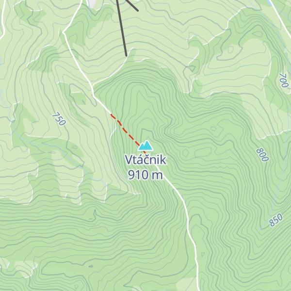 Map of Vtáčnik
