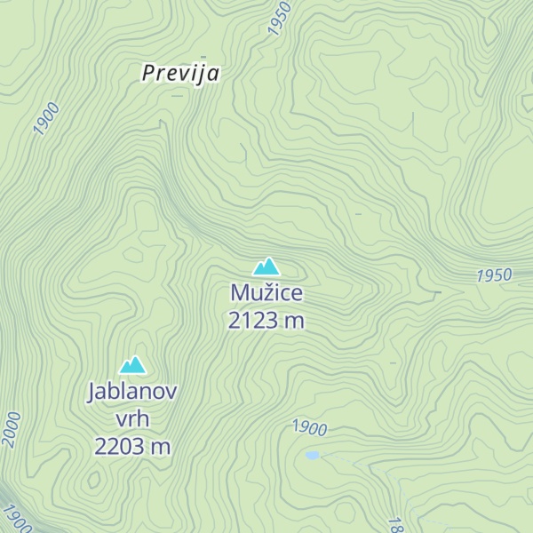 Map of Mužice