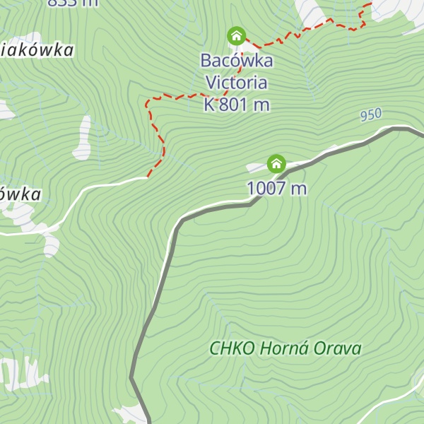 Map of Javorina / Jaworzyna