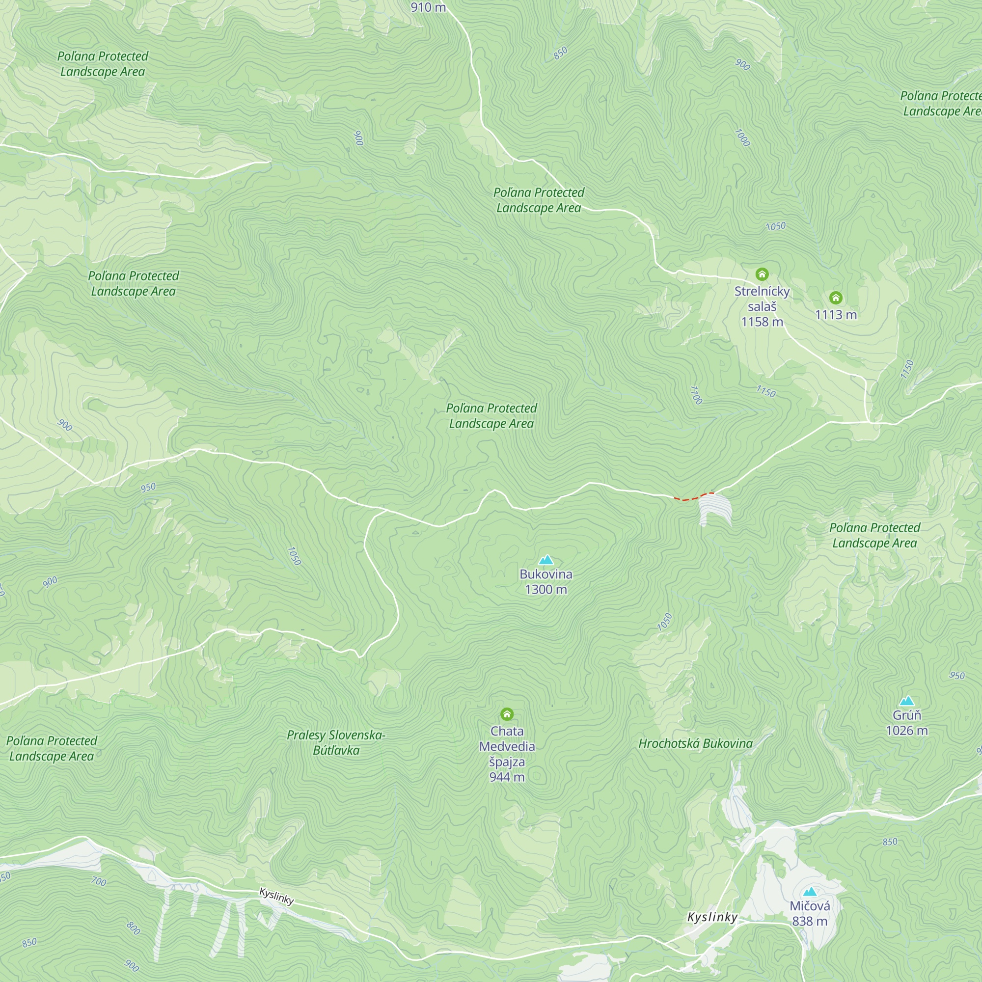 Horalka map