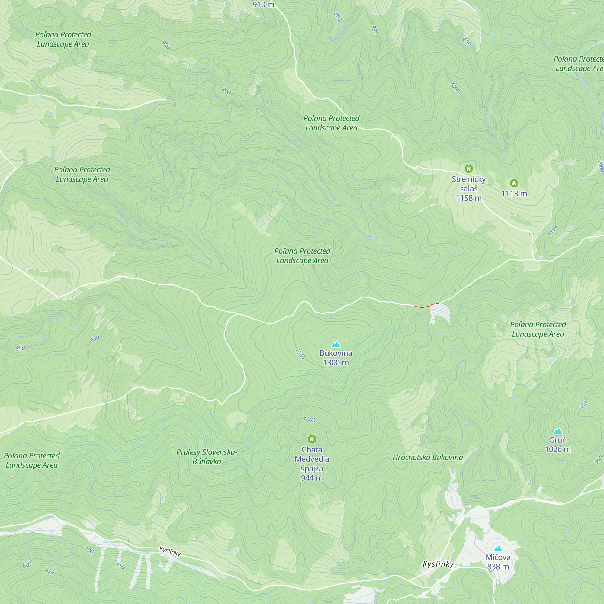 Horalka map
