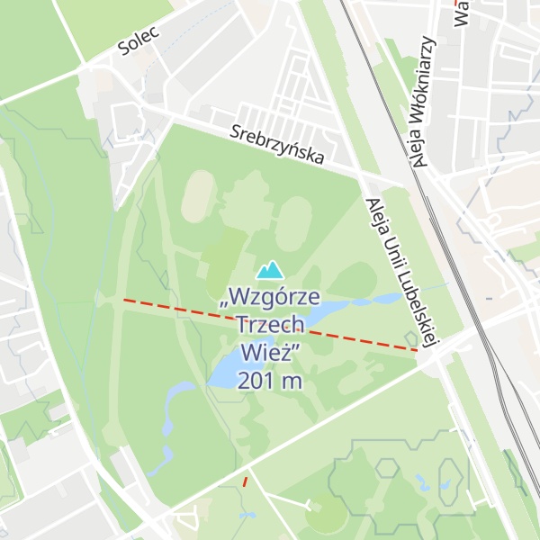 Map of „Wzgórze Trzech Wież”