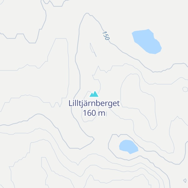 Map of Lilltjärnberget