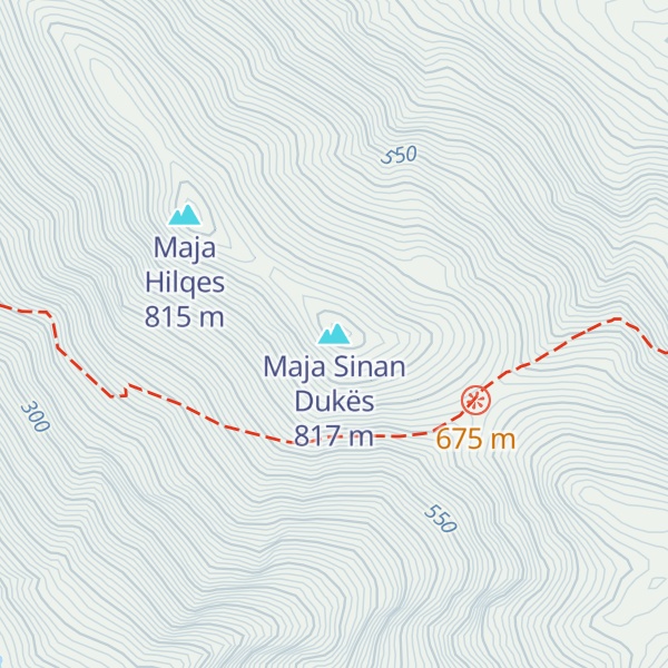Map of Maja Sinan Dukës