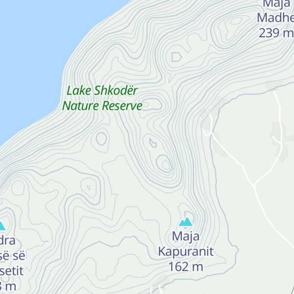 Map of Kodra Bardhë