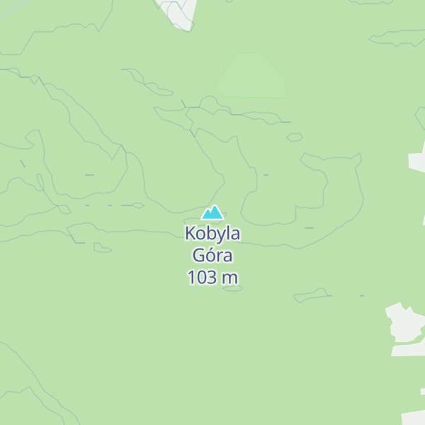Map of Kobyla Góra