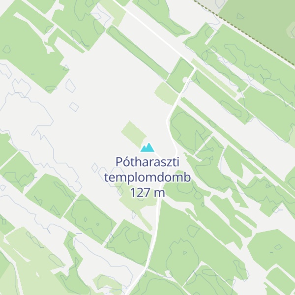 Map of Pótharaszti templomdomb