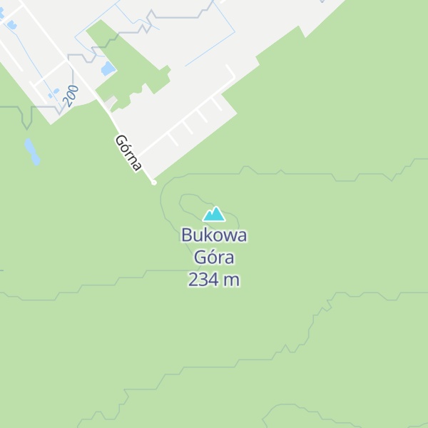 Map of Bukowa Góra