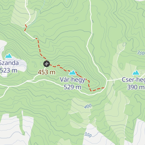 Map of Vár-hegy