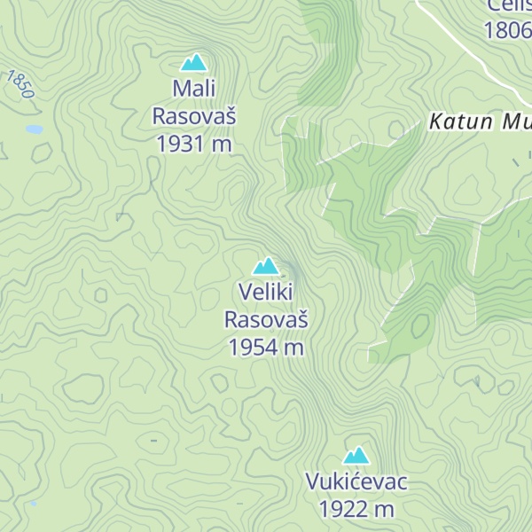 Map of Veliki Rasovaš